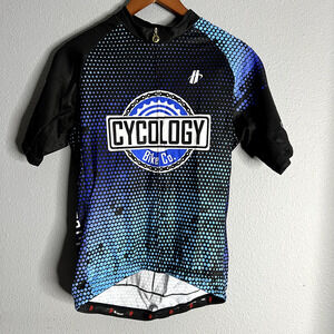 NWT Hincapie Mens Size Small Cycling Jersey Sh/SL Full Zip Cycology Tyler TX MTB